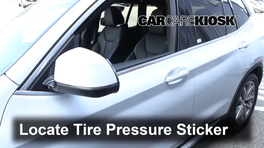 2018 BMW X3 xDrive30i 2.0L 4 Cyl. Turbo Tires & Wheels Check Tire Pressure